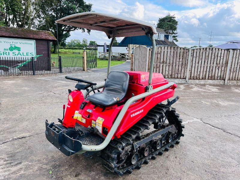 YANMAR AC18 TRACKED TRACTOR C/W REAR LINKAGE *VIDEO*