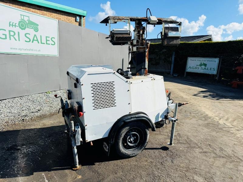 SMC ECO-90 TOWABLE LIGHTING TOWER*C/W 4 SUPPORT LEGS*YEAR 2013*VIDEO*