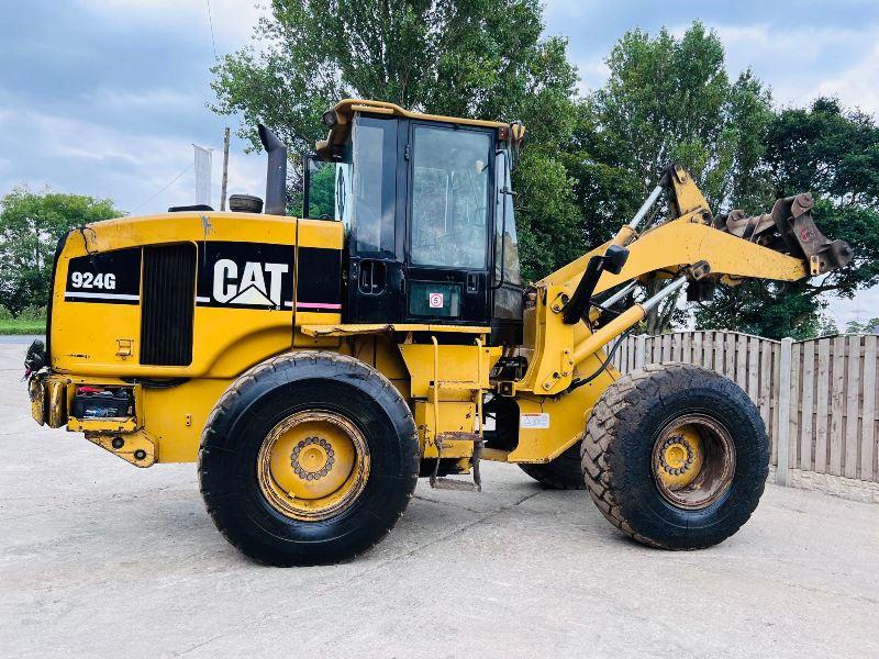 CATERPILLAR 924G 4WD LOADING SHOVEL C/W QUICK HITCH *VIDEO*