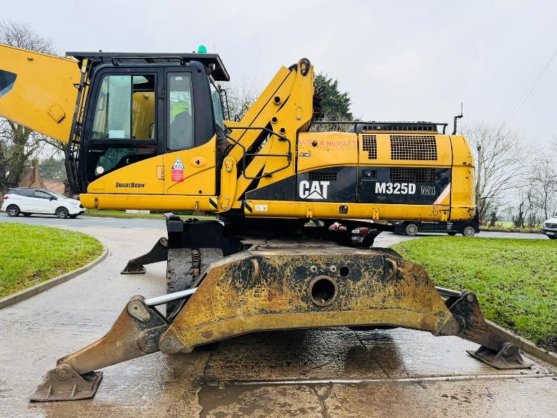 CATERPILLAR M325D HIGH RISE SCRAP HANDLER*C/W ROTATING SCRAP GRAB*VIDEO*
