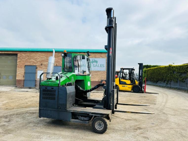COMBILIFT C4000 DIESEL TRUCK MOUNTED FORKLIFT*C/W FORK POSITIONER*VIDEO*