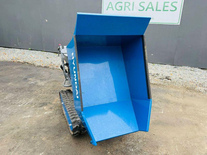 *UNUSED*HYUNDAI WALK BEHIND TRACKED DUMPER*X DEMO*VIDEO*