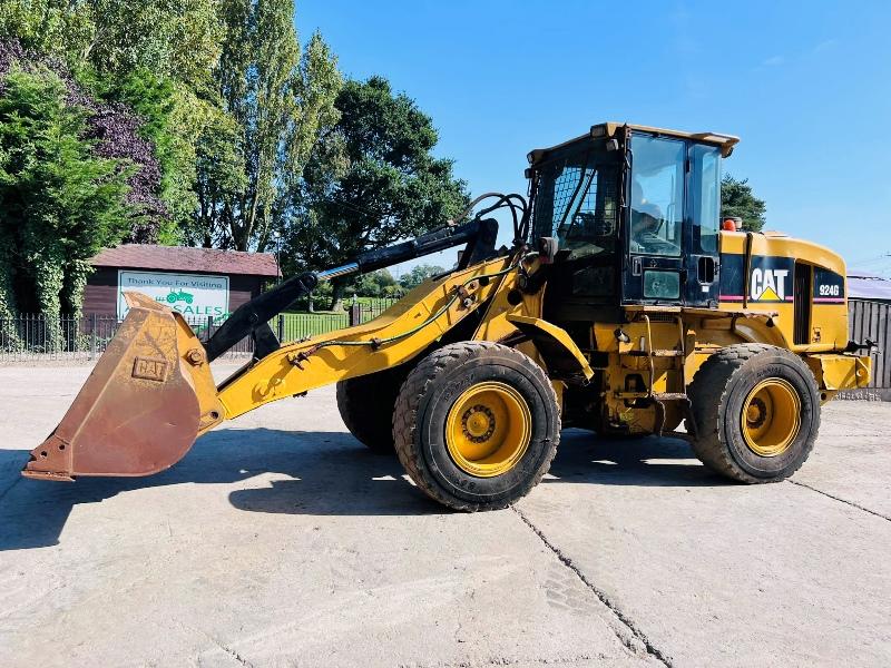 CATTERPILLAR 924G 4WD LOADING SHOVEL C/W REVERSE CAMERA *VIDEO*