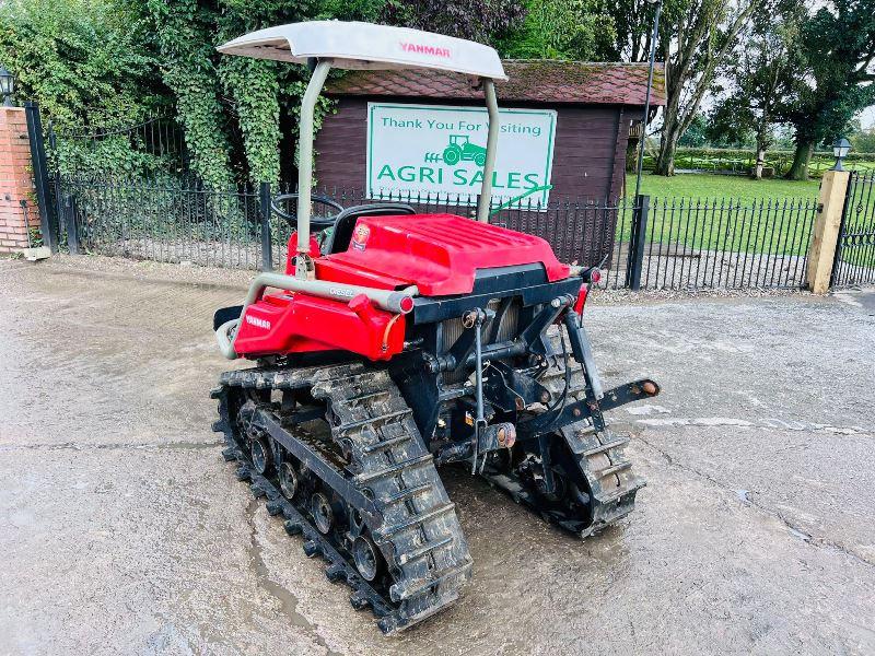 YANMAR AC18 TRACKED TRACTOR C/W REAR LINKAGE *VIDEO*