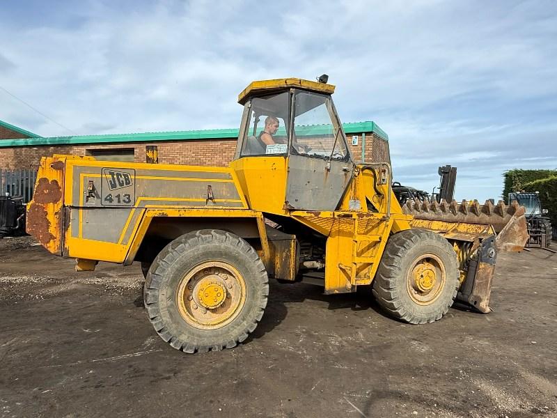 JCB 413 LOADING SHOVEL*C/W 4 IN 1 BUCKET*VIDEO*