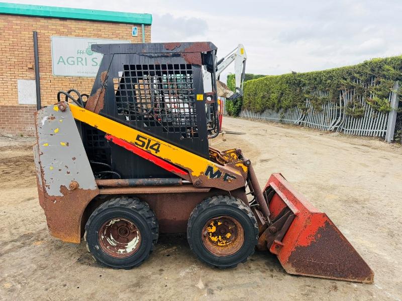 MASSEY FERGUSON 514 SKIDSTEER*SPARES AND REPAIRS*VIDEO*
