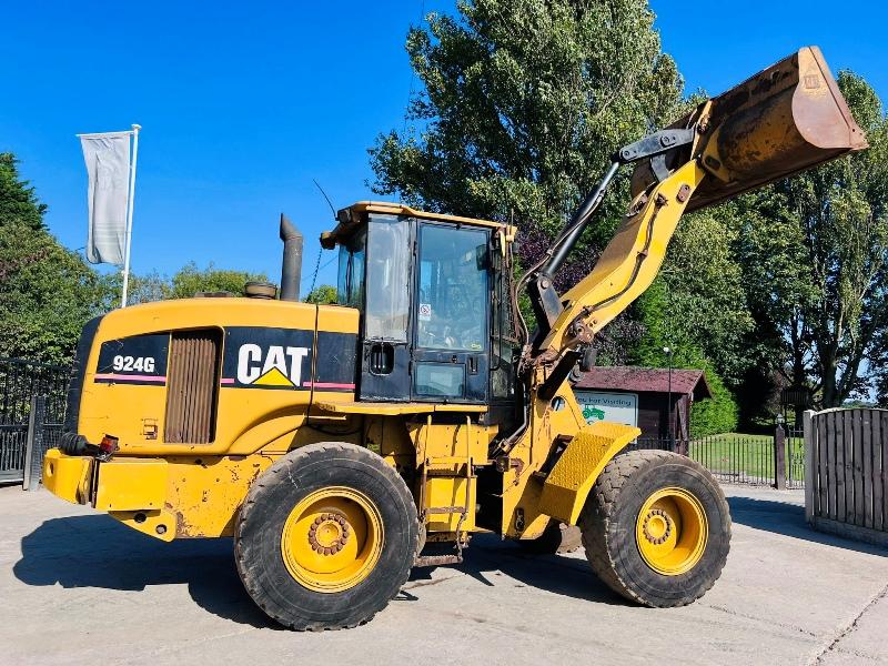 CATTERPILLAR 924G 4WD LOADING SHOVEL C/W REVERSE CAMERA *VIDEO*