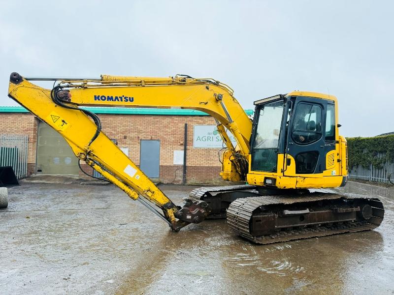 KOMATSU PC138US-8 EXCAVATOR*C/W QUICK HITCH*VIDEO*