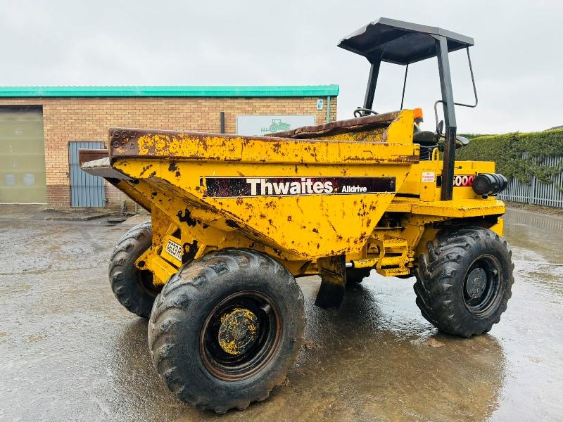 THWAITES 6000 STRAIGHT TIP DUMPER*C/W PERKINS ENGINE*VIDEO*