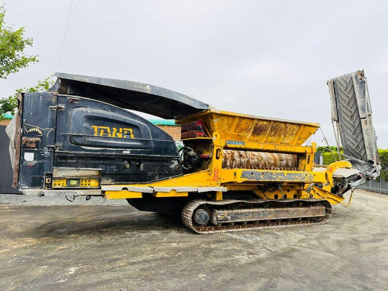 TANA SHARK 440DT INDUSTRIAL SHREDDER*YEAR 2017*C/W REMOTE CONTROL*VIDEO*
