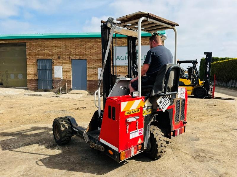 PALFINGER F3-203 ROUGH TERRAIN FORKLIFT*C/W PALLET TINES*YEAR 2013*VIDEO*