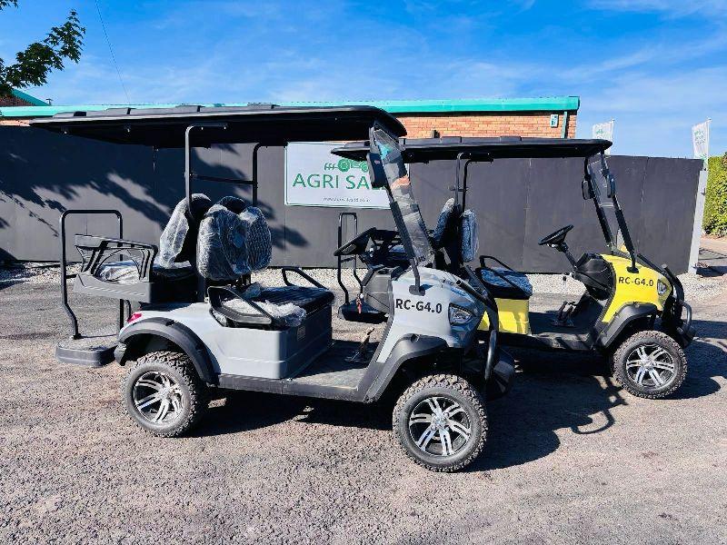 *NEW UNUSED*RACCOON RC-G4.0 ELECTRIC GOLF CART*CHOICE OF 4*VIDEO*