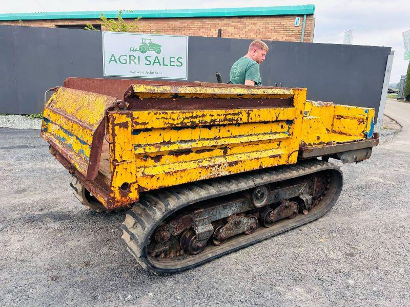 YANMAR 3 TONNE TRACKED DUMPER *C/W HYDRAULIC TIP*VIDEO*