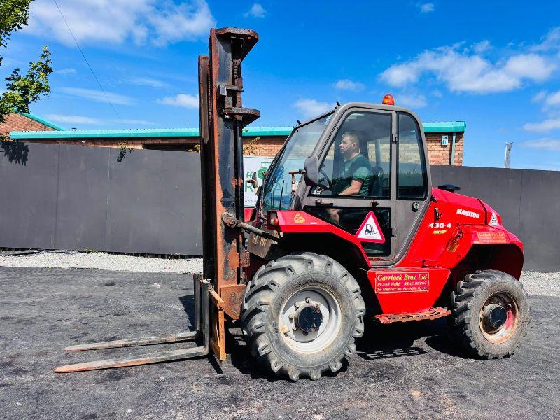 MANITOU M30-4 3 STAGE MASTED FORKLIFT*YEAR 2017*READING 5922 HOURS*VIDEO*