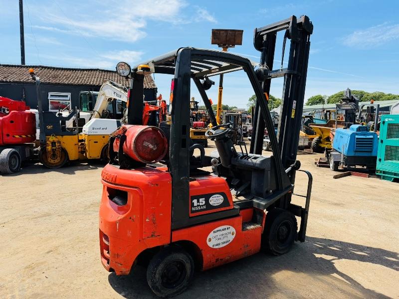 NISSAN PD01A15PQ FORKLIFT*SPARES AND REPAIRS*VIDEO*