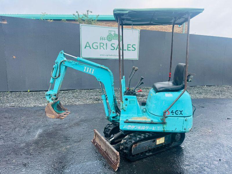 IHI IS-4GX3 TRACKED EXCAVATOR WITH CANOPY*C/W BUCKET*VIDEO*
