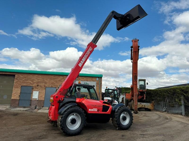 MANITOU MLT 741 TURBO TELEHANDLER*C/W BUCKET*AG SPEC*VIDEO*