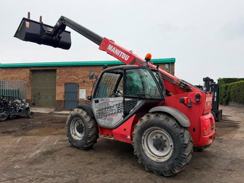 MANITOU MT732 TELEHANDLER*C/W BUCKET AND TINES*VIDEO*