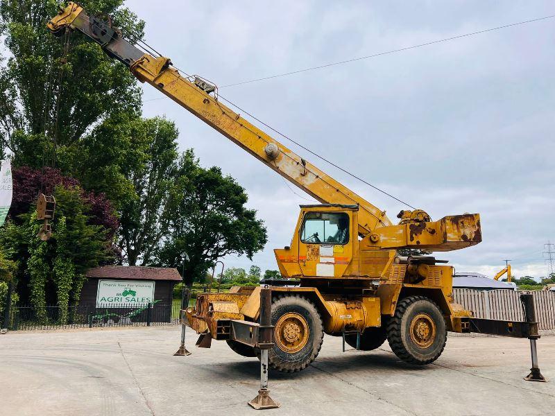 GROVES RT518 4X4 18 TON ROUGH TERRAIN CRANE C/W CATERPILLAR ENGINE *VIDEO*