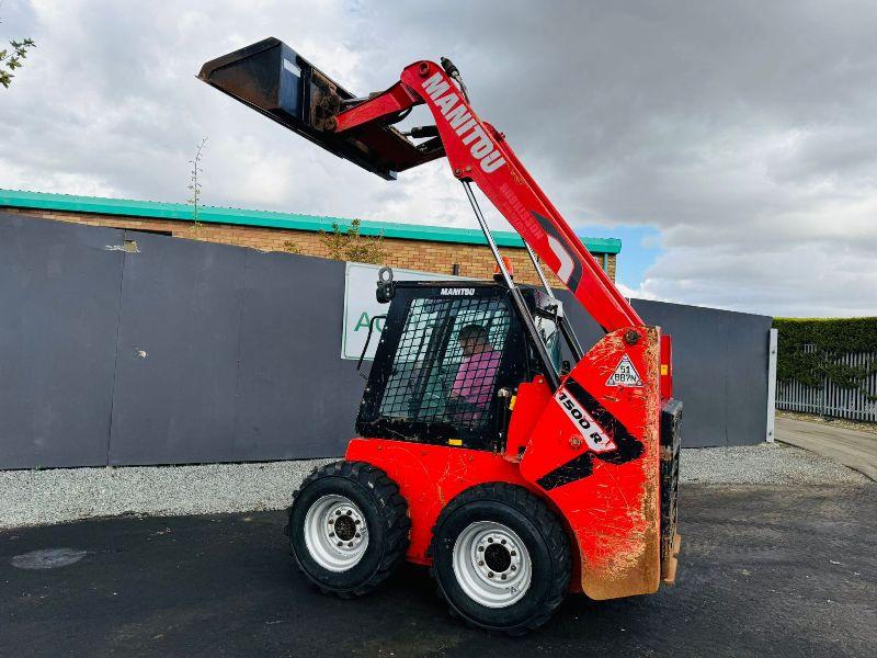 MANITOU 1500R SKIDSTEER*C/W BUCKET*YEAR 2021*NEW TYRES*2382 HOURS*VIDEO*