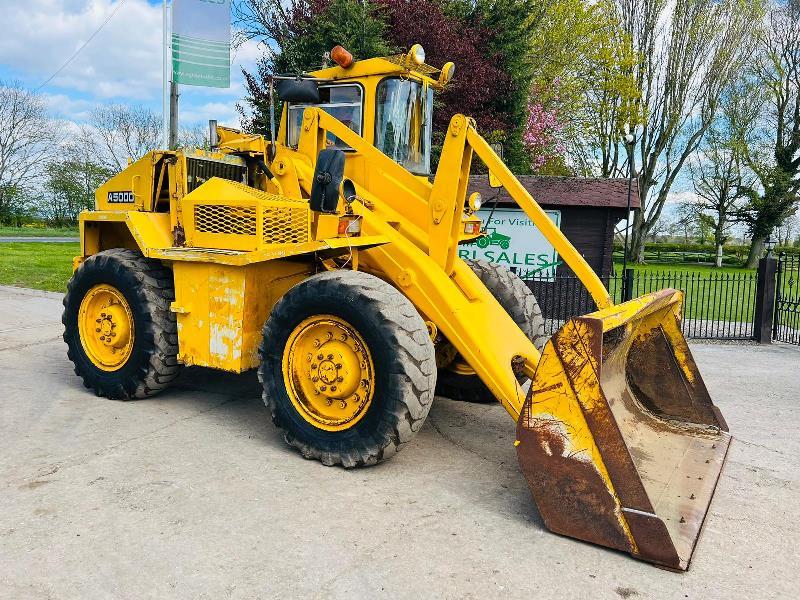 MUIR HILL A5000 4WD LOADING SHOVEL C/W PERKINS ENGINE & 4 WHEEL STEER *VIDEO*