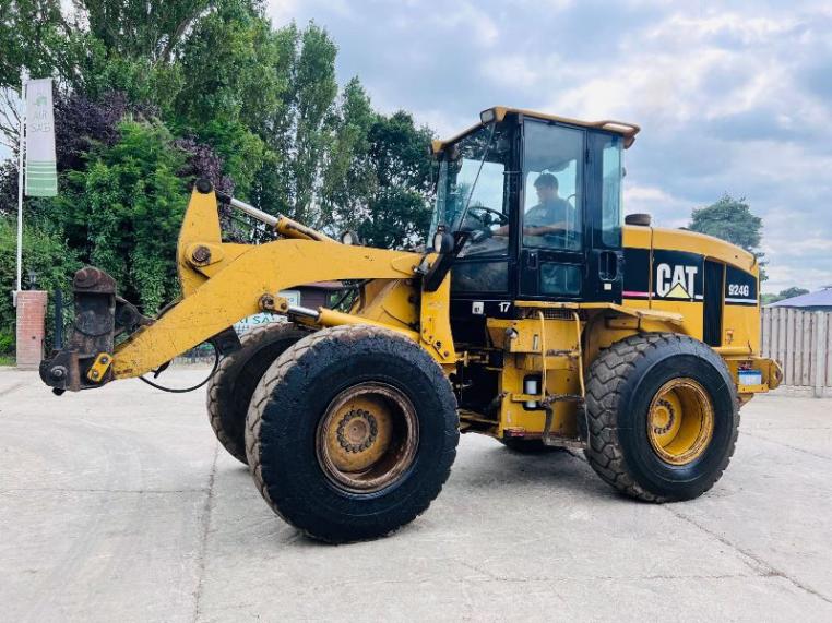 CATERPILLAR 924G 4WD LOADING SHOVEL C/W QUICK HITCH *VIDEO*