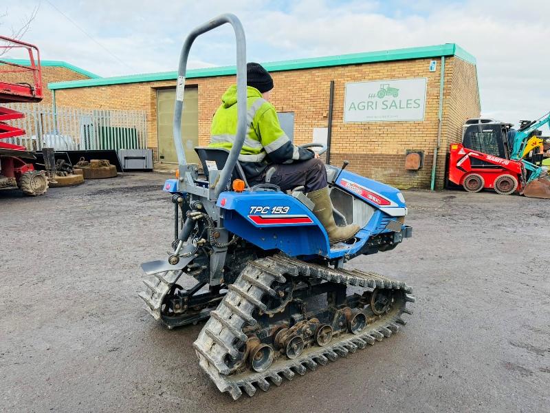 ISEKI TPC153 TRACKED COMPACT TRACTOR*ONLY 634 HOURS*VIDEO*