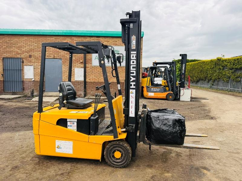 HYUNDAI HBF 15T ELECTRIC FORKLIFT*C/W CHARGER*VIDEO*