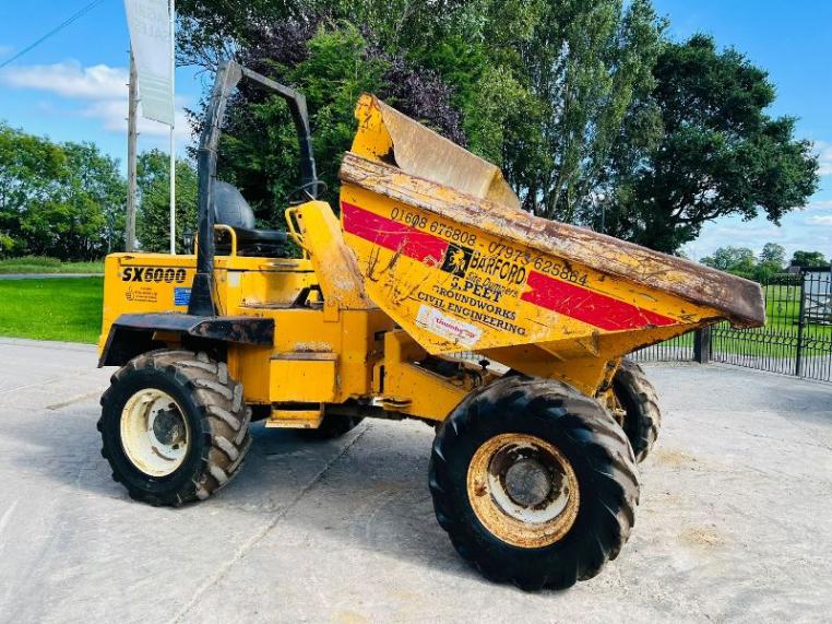 BARFORD SX6000 4WD 6 TON DUMPER C/W ROLE BAR *VIDEO*