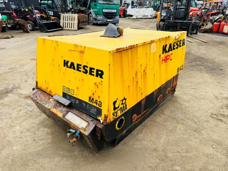 KAESER M43 COMPRESSOR*KUBOTA ENGINE*SPARES AND REPAIRS*YEAR 2013*VIDEO*