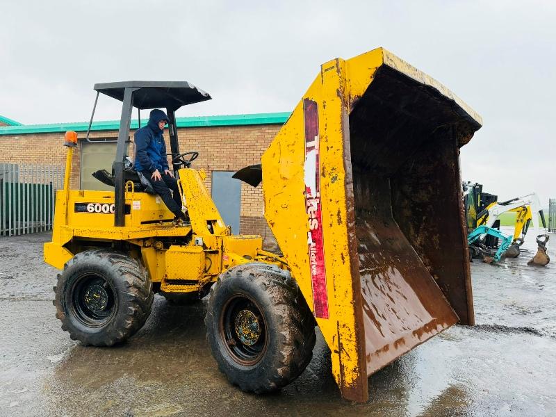 THWAITES 6000 STRAIGHT TIP DUMPER*C/W PERKINS ENGINE*VIDEO*