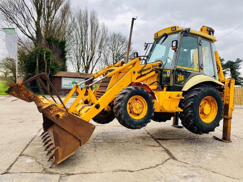 JCB 3CX PROJECT 8 SITEMASTER BACK HOE DIGGER C/W REAR QUICK HITCH