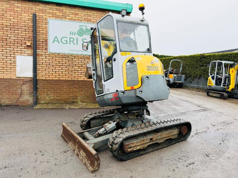 WACKER NEUSON EZ28 EXCAVATOR*C/W VDS*YEAR 2016*VIDEO*