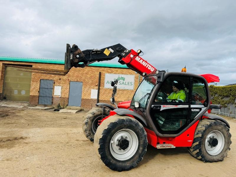 MANITOU MLT 634-120 LSU PS TELEHANDLER*C/W PALLET TINES*YEAR 2013*VIDEO*