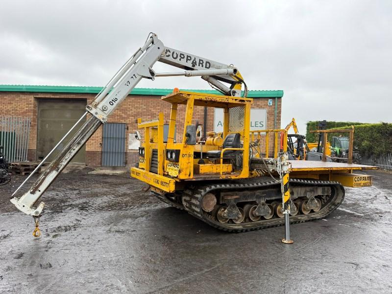 TRACKED FLATBED CARRIER*C/W HIAB CRANE*VIDEO*