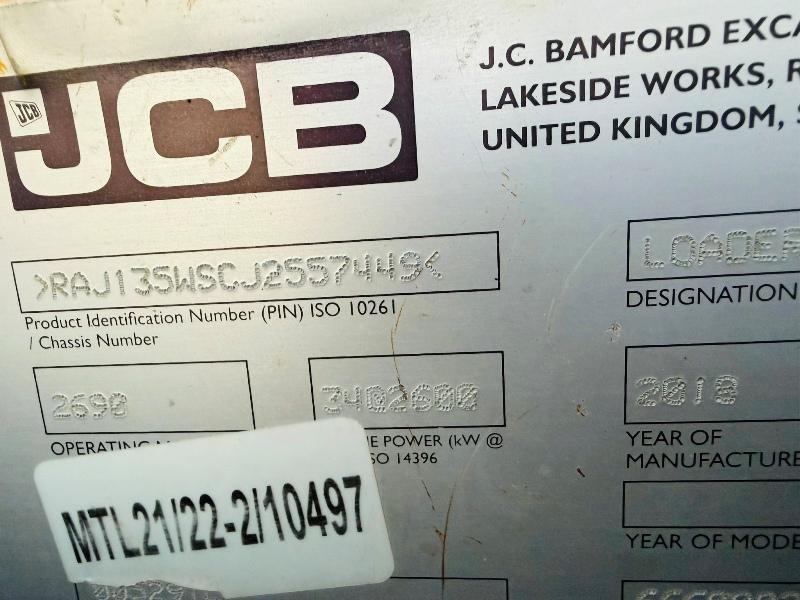 JCB 135HD SKIDSTEER LOADER*2990 HOURS*C/W BUCKET*YEAR 2018*VIDEO*