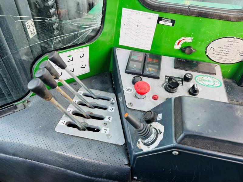 COMBILIFT C4000 GAS FORKLIFT*C/W FORK POSITIONER*VIDEO*