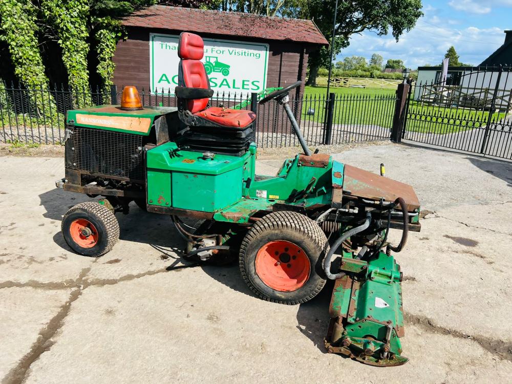 RANDSOME 3 GANG MOWER C/W KUBOTA 3 CYLINDER ENGINE 