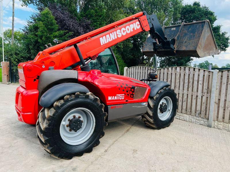 MANITOU MLT932 4WD TELEHANDLER * 9 METER REACH * C/W TINES & BUCKET*VIDEO*