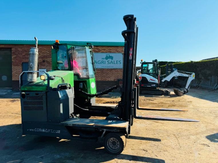 COMBILIFT C4000 DIESEL TRUCK MOUNTED FORKLIFT*C/W FORK POSITIONER*VIDEO*