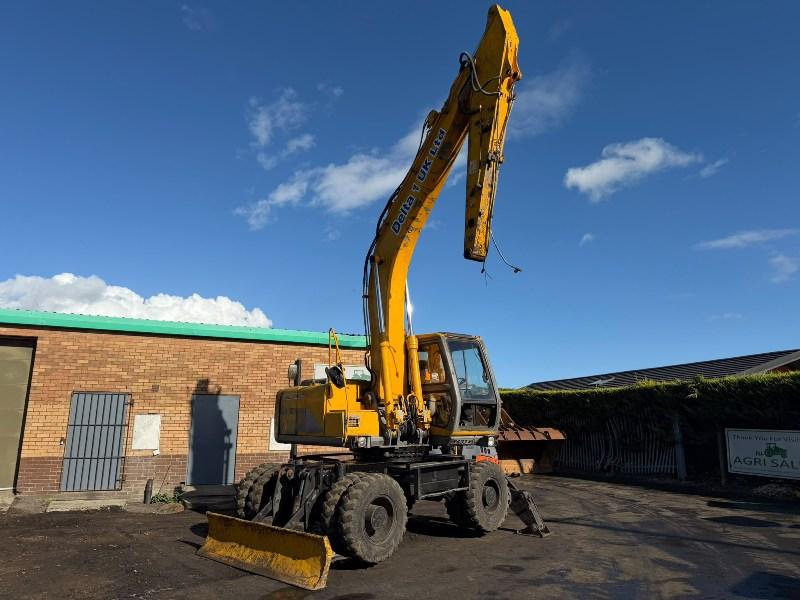 JCB JS160W WHEELED EXCAVATOR*C/W FRONT BLADE*VIDEO*