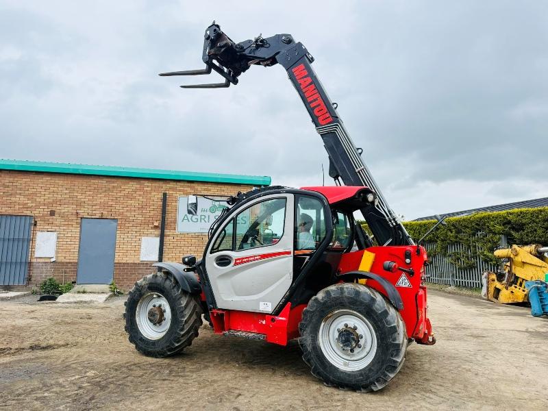 MANITOU MLT 737-130PS TELEHANDLER*YEAR 2018*C/W PALLET TINES*VIDEO*