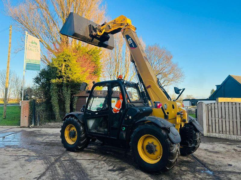 CATERPILLAR TH336 4WD TELEHANDLER * YEAR 2009 * C/W BRAND NEW BUCKET *VIDEO*