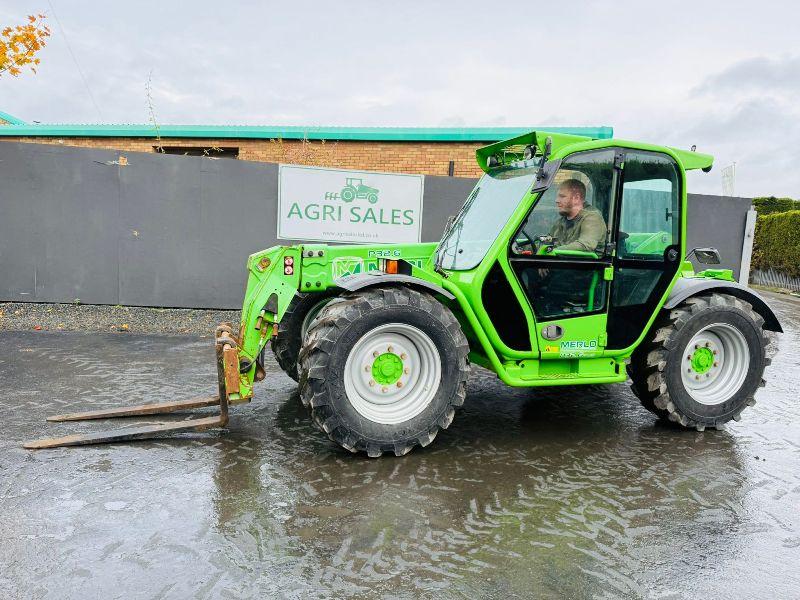 MERLO P32.6+ TELEHANDLER 4WD*C/W PALLET TINES*VIDEO*
