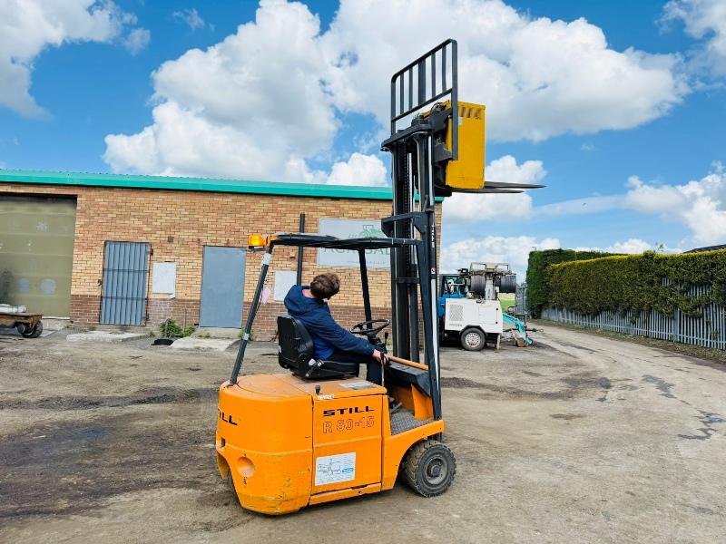 STILL R50-15 FORKLIFT*C/W CHARGER*VIDEO*