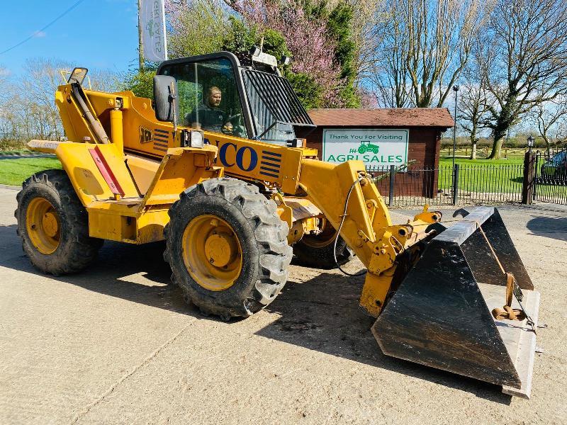 JCB 52567 4WD TELEHANDLER *AGSPEC , 7 METER REACH * C/W PICK UP HITCH