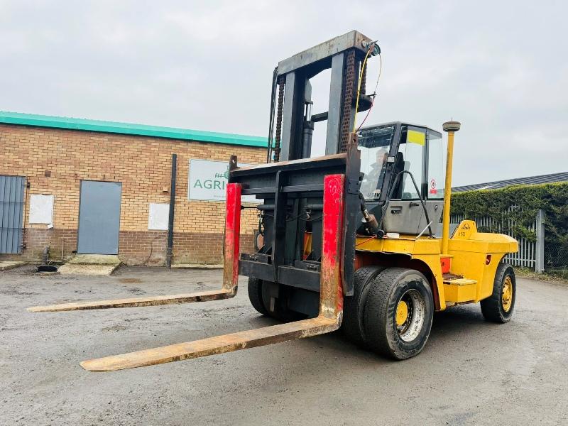 LINDE H150D 15 TONNE FORKLIFT*C/W JOYSTICK CONTROLS*VIDEO*