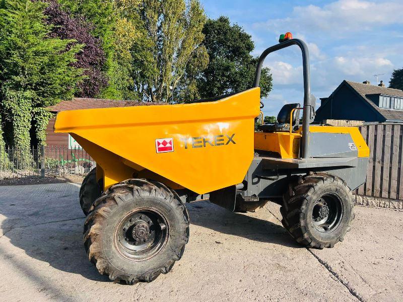 TEREX TA6 4WD DUMPER * YEAR 2014, 1499 HOURS* C/W ROLE BAR *VIDEO*