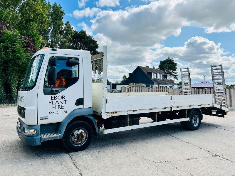 DAF 45.150 4X2 BEAVER TAIL LORRY C/W ALLOY RAMPS *MOT'D TILL 30TH JUNE 24*VIDEO*