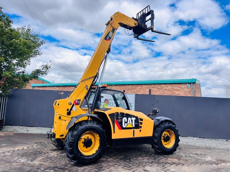 CATERPILLAR TH337 4WD TELEHANDLER*C/W PALLET TINES*YEAR 2012*VIDEO*